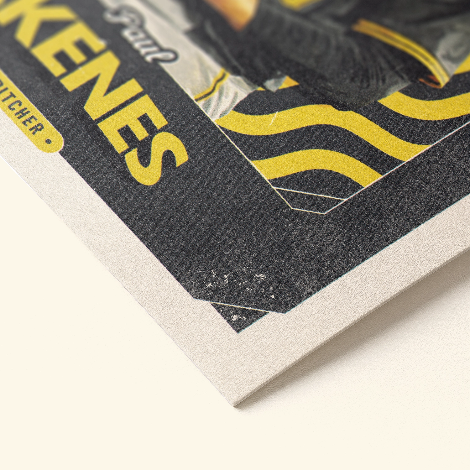 Detailed view of the premium matte paper structure of our Paul Skenes Pittsburgh Pirates Poster.